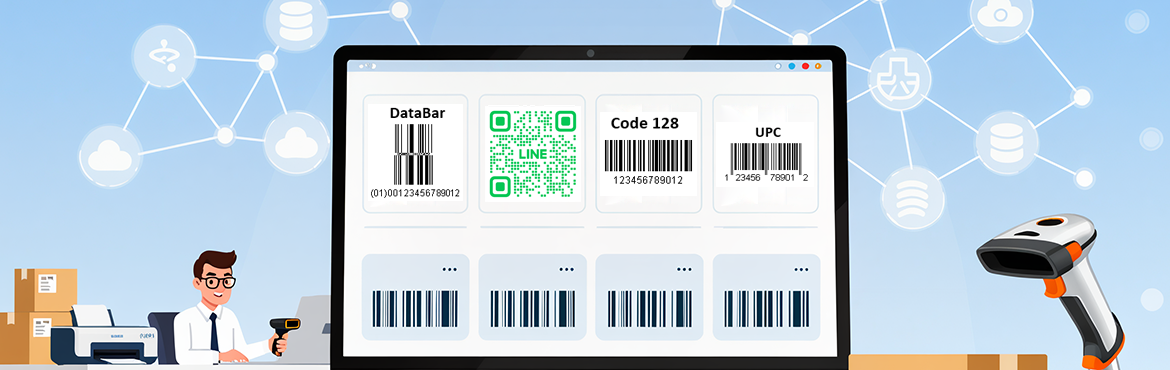 รับออกแบบระบบบาร์โค้ด