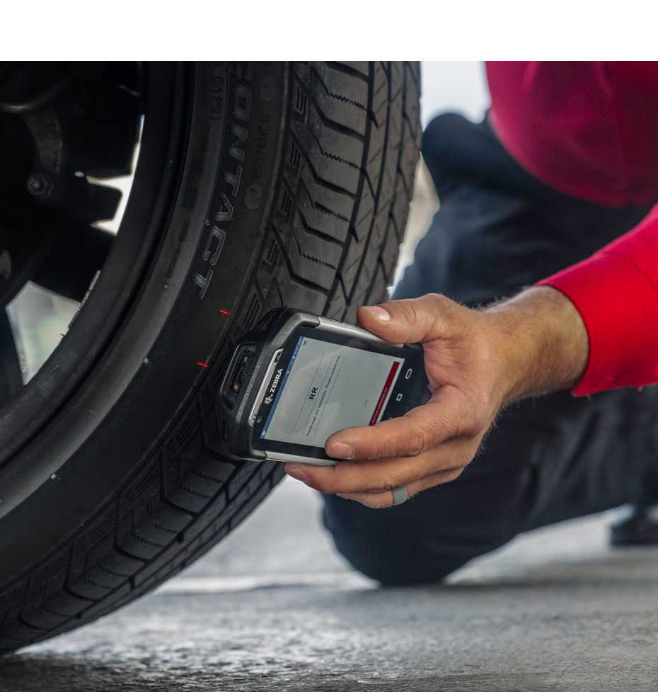สติกเกอร์ RFID Zebra Zebra RFID Tire Tread Label สำหรับติดตามยางรถยนต์