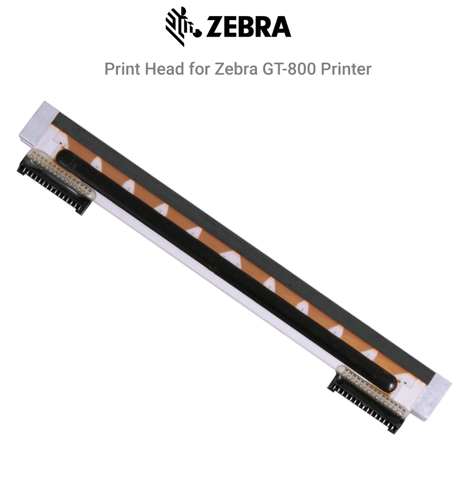 หัวพิมพ์เครื่องพิมพ์สติ๊กเกอร์บาร์โค้ด ZEBRA GT800 Print Head