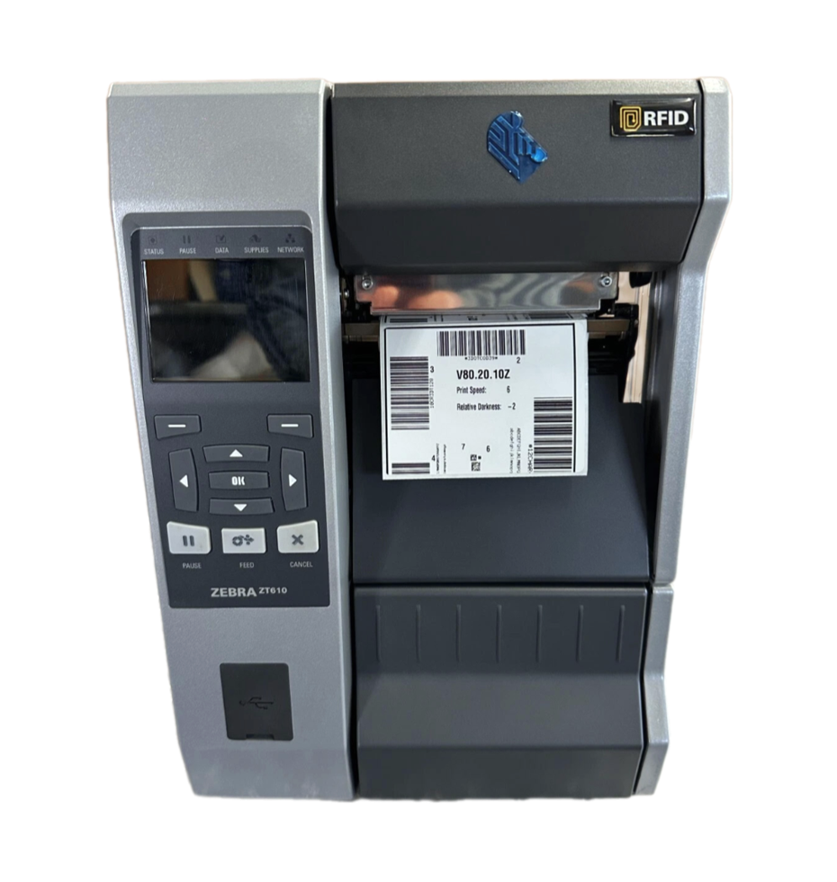 เครื่องพิมพ์ RFID Zebra ZT610 RFID High Perfomance 