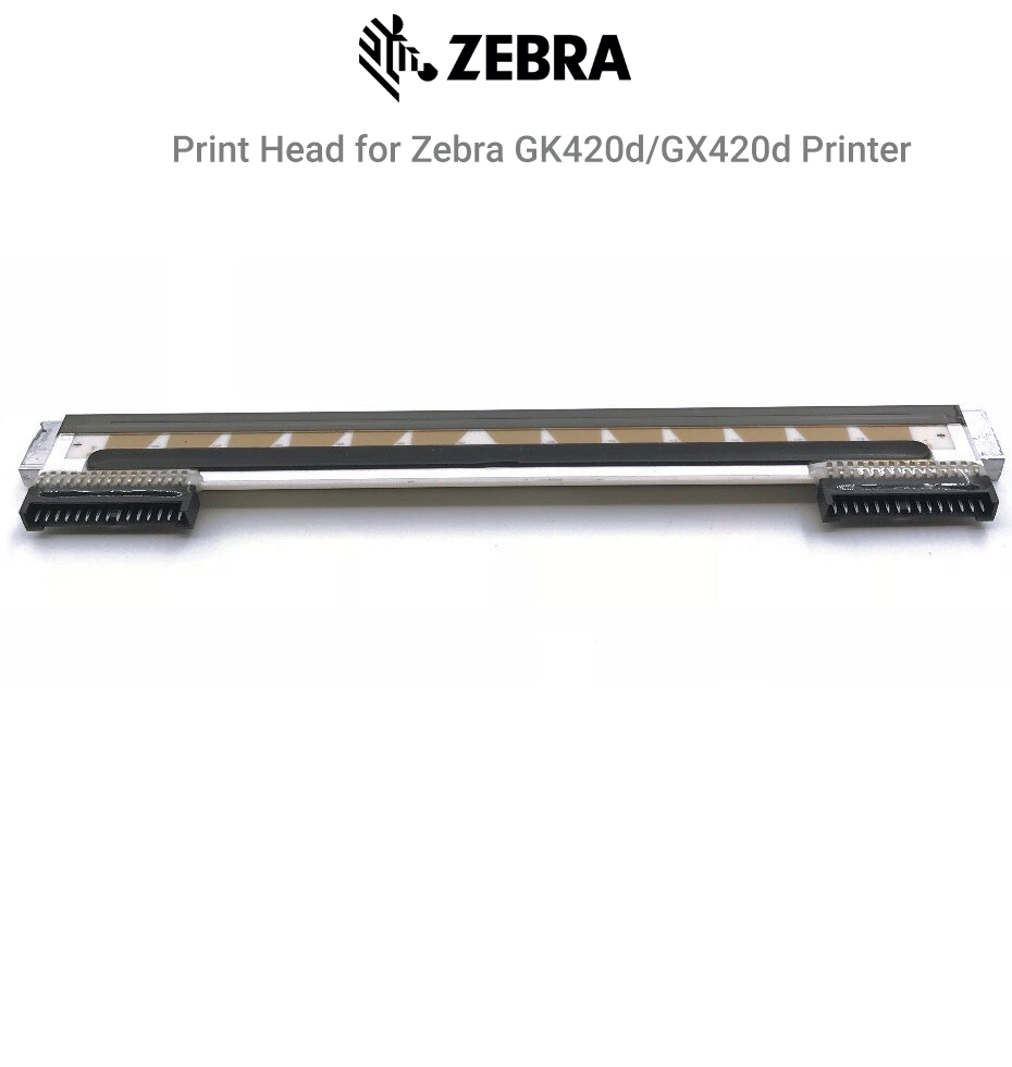 หัวพิมพ์เครื่องพิมพ์สติ๊กเกอร์บาร์โค้ด ZEBRA GK420d/GX420d Print Head