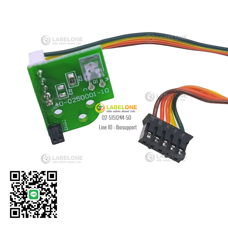 เซ็นเซอร์ตรวจจับช่องว่างตัวส่ง (Gap sensor (Transmitter) PCB Assembly) เครื่องทำบาร์โค้ด TSC TTP-247