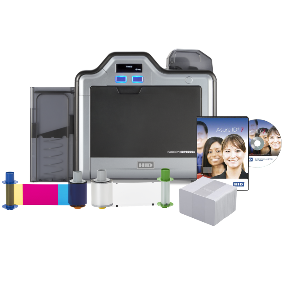  เครื่องพิมพ์บัตร HID FARGO HDP5000e ID Card Printer