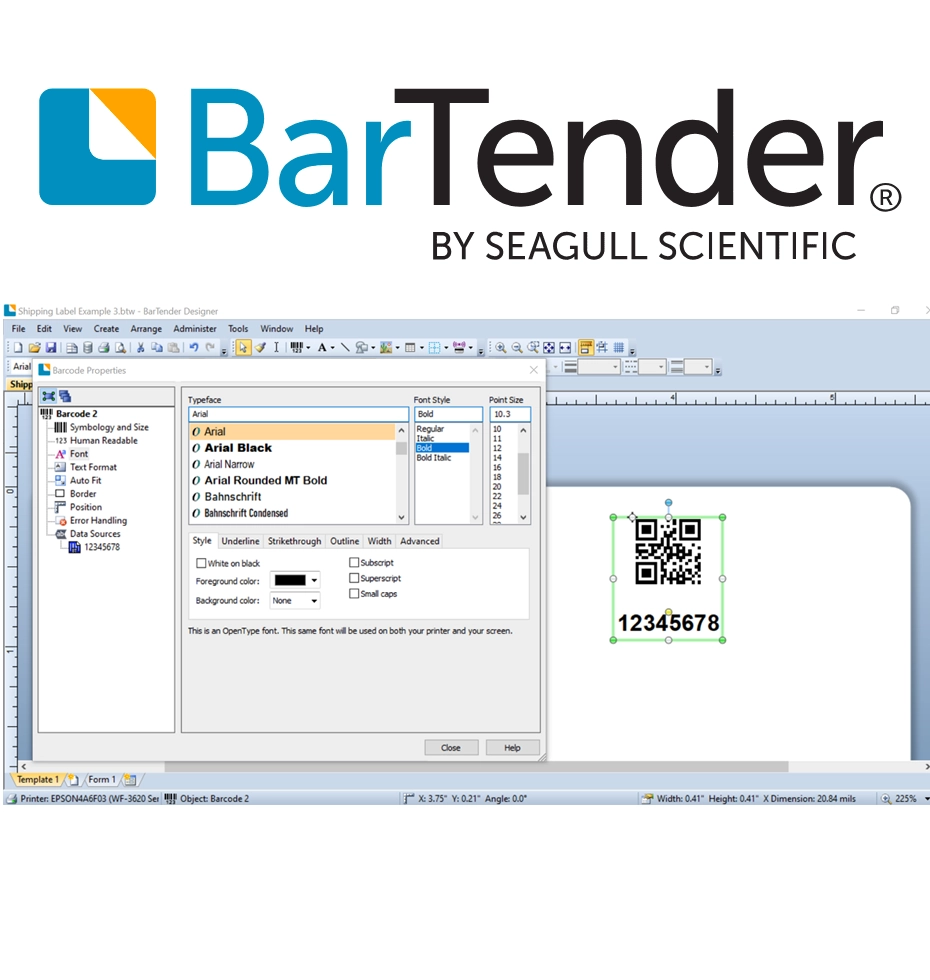 โปรแกรมบาร์เทนเดอร์ : BarTender 2021 Software