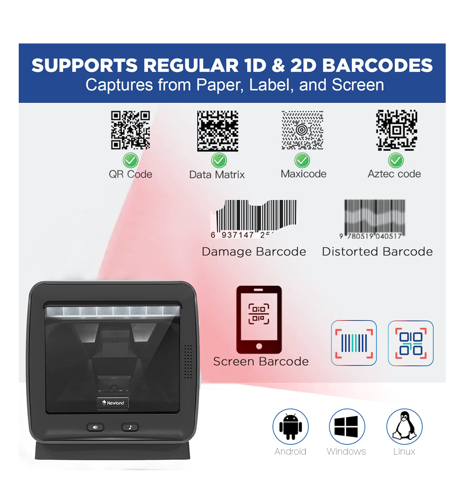 Newland FR80 On-counter Scanner Barcode