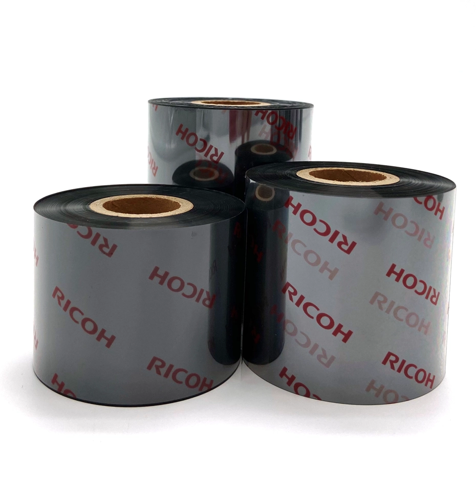 ริบบอนบาร์โค้ด Ricoh B110W Wax Ribbon Thermal Transfer Ribbon (TTR)