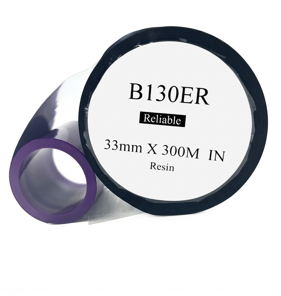 ริบบอนเรซิ่น-Ricoh-B130ER-TTO-Wax-Resin-ริบบอนบาร์โค้ด
