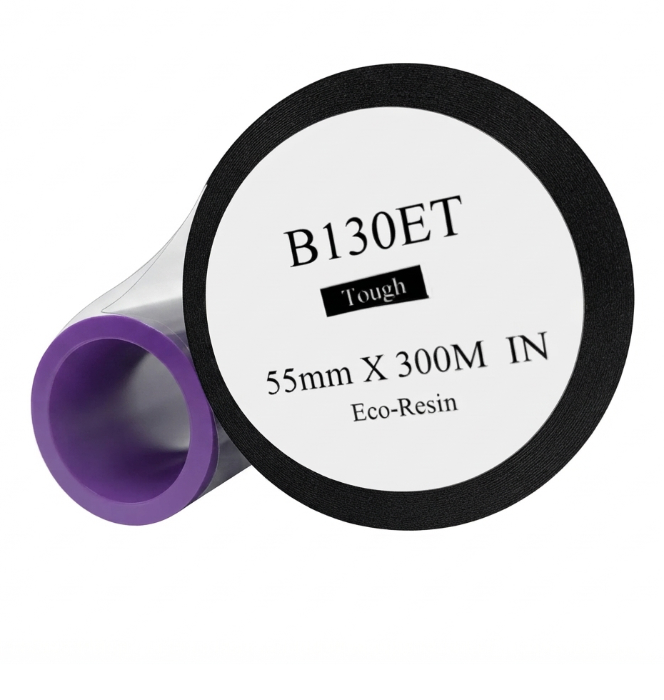 ริบบอนเรซิ่น-Ricoh-B130ET-TTO-Eco-Resin-Ribbon-ริบบอนบาร์โค้ด