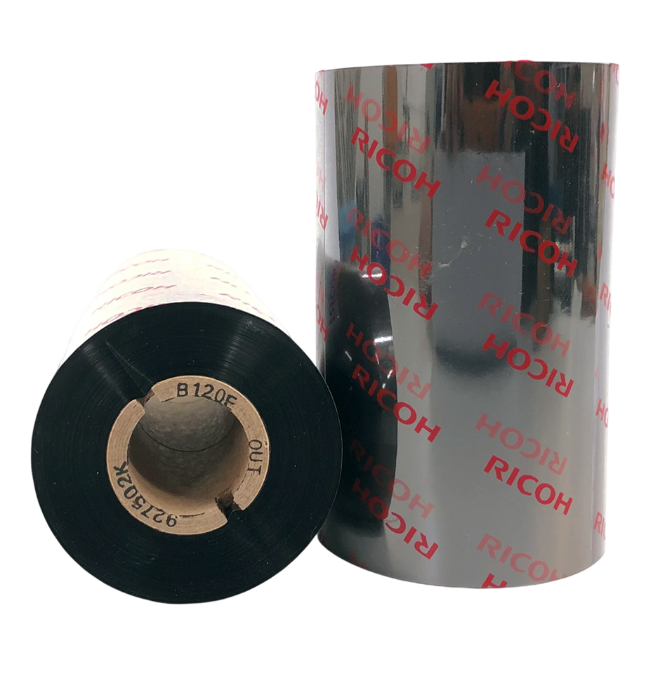 ริบบอนแว็กซ์-เรซิ่น-Ricoh-B120E-Wax-Ribbon-ริบบอนบาร์โค้ด
