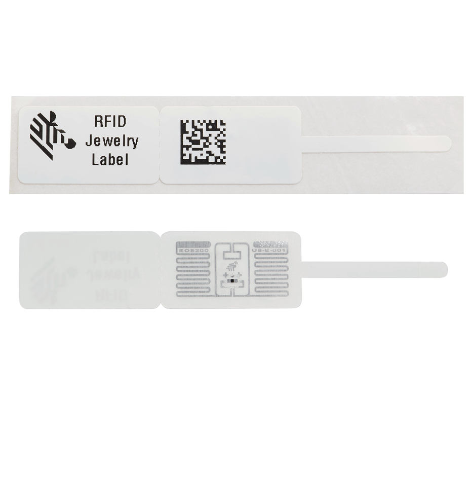 สติกเกอร์ RFID Zebra Jewelry Labels ป้ายแท็กราคาสินค้าจิวเวลรี