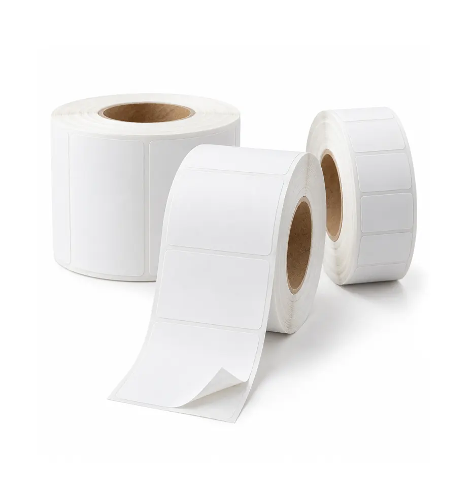 สติ๊กเกอร์บาร์โค้ด เนื้อพีวีซี PVC แบบขาวด้าน03
